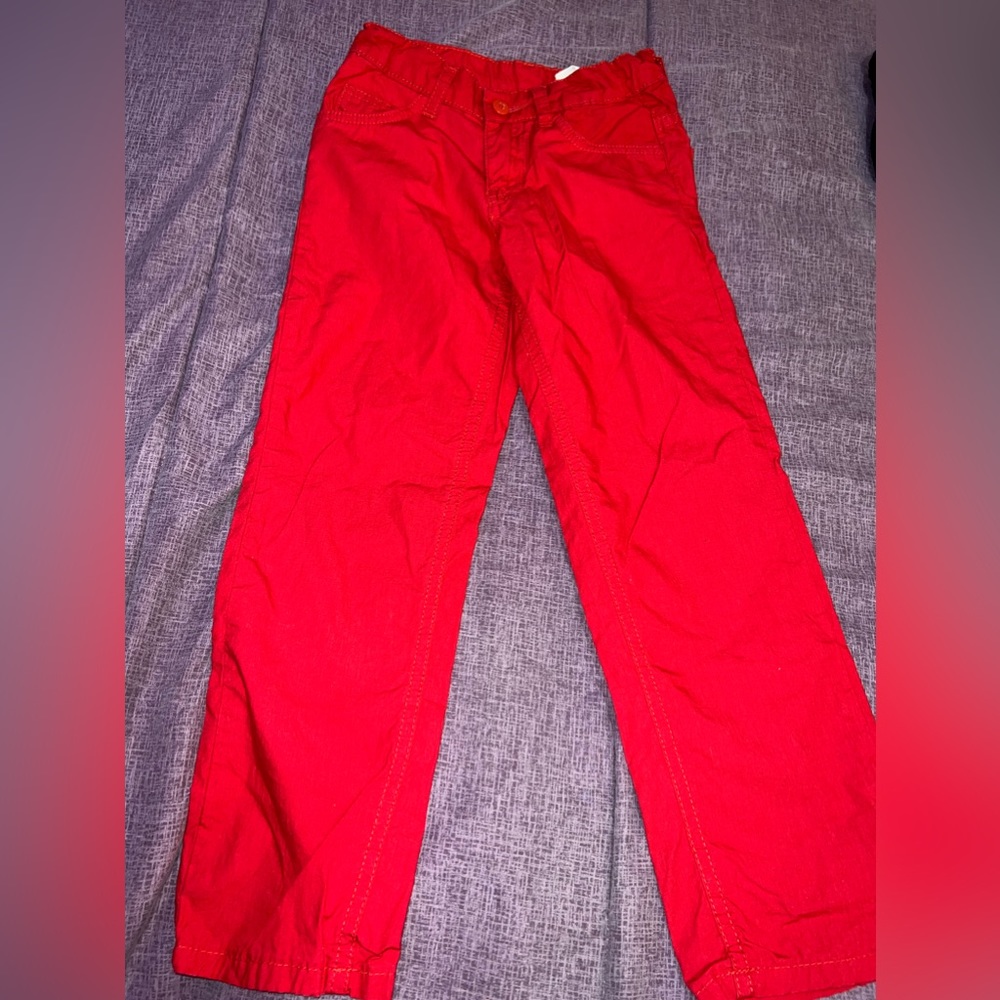 Kids Red Pants